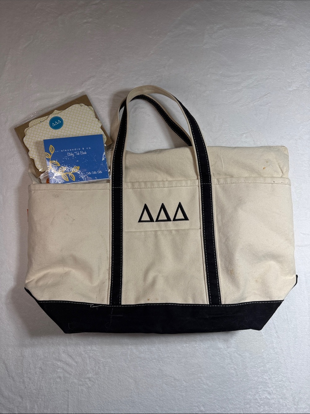 Tri Delta Bag and Stationary Bundle